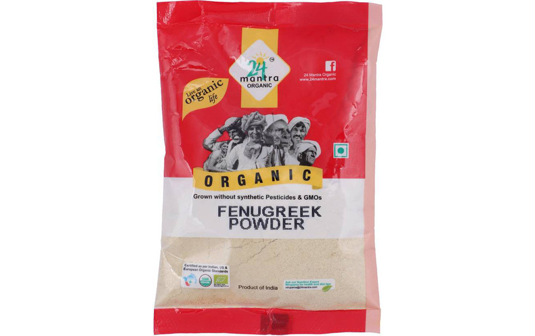 24 Mantra Organic Fenugreek Powder    Pack  100 grams